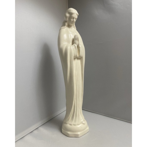 Vintage Mother Mary Figurine By Parma AAI Praying Madonna 11" Made In Japan‎ - Picture 1 of 14